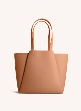 Kaai Schultertasche Pyramid beige von KAAI