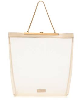 KHAITE Augusta Handtasche aus Mesh - Nude von KHAITE