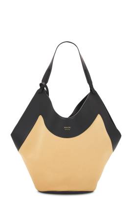 KHAITE TASCHE LOTUS MEDIUM in Black & Honey - Tan. Size all. von KHAITE