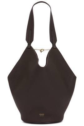 KHAITE TASCHE LOTUS SMALL in Dunkelbraun - Brown. Size all. von KHAITE