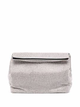 Kara Clutch mit Kristallen - Silber von Kara