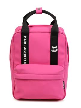 Karl Lagerfeld Kids Rucksack in Colour-Block-Optik - Rosa von Karl Lagerfeld Kids