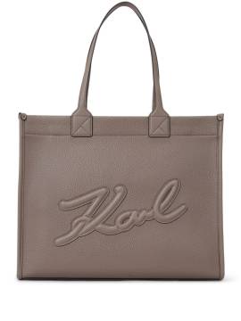 Karl Lagerfeld Große K/Skuare Tote Bag - Nude von Karl Lagerfeld