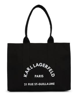 Karl Lagerfeld Große Rue St-Guillaume Tote Bag - Schwarz von Karl Lagerfeld