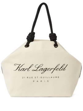 Karl Lagerfeld Hotel Karl Strandtasche - Nude von Karl Lagerfeld