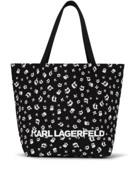 Karl Lagerfeld Wendbare Ikon Choupette Tote Bag - Schwarz von Karl Lagerfeld