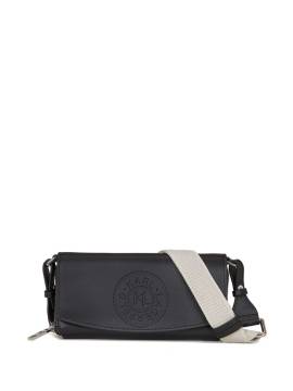 Karl Lagerfeld K/Circle Clutch mit perforiertem Logo - Schwarz von Karl Lagerfeld