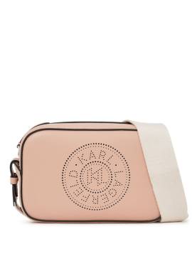 Karl Lagerfeld K/Circle Umhängetasche mit perforiertem Logo - Rosa von Karl Lagerfeld