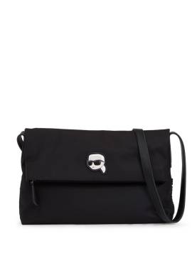 Karl Lagerfeld Ikon 2.0 Tasche mit Klappe - Schwarz von Karl Lagerfeld