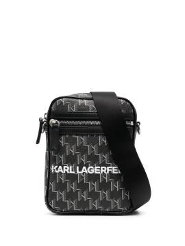 Karl Lagerfeld K/Mono Schultertasche - Schwarz von Karl Lagerfeld