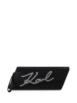 Karl Lagerfeld K/Signature Clutch - Schwarz von Karl Lagerfeld