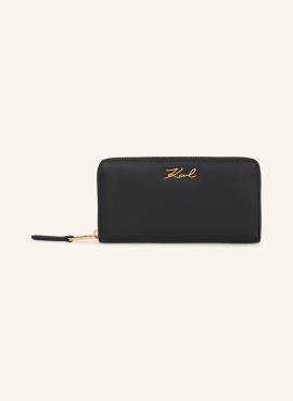 Karl Lagerfeld K/Signature Continental Wallet schwarz von Karl Lagerfeld