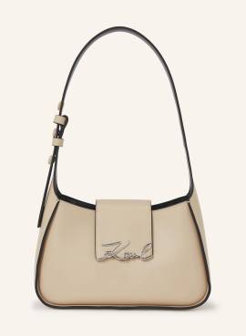 Karl Lagerfeld Schultertasche beige von Karl Lagerfeld