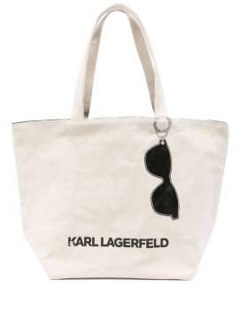 Karl Lagerfeld K/Sunglasses Tote Bag - Nude von Karl Lagerfeld