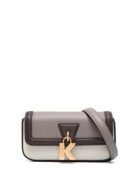 Karl Lagerfeld Clutch mit K-Anhänger - Braun von Karl Lagerfeld