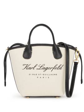 Karl Lagerfeld Kleine Hotel Karl Tote Bag - Nude von Karl Lagerfeld