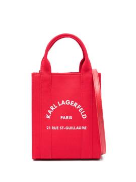 Karl Lagerfeld Kleine Rue St-Guillaume Tote Bag - Rot von Karl Lagerfeld