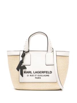 Karl Lagerfeld Kleine Rue St-Guillaume Tote Bag - Weiß von Karl Lagerfeld