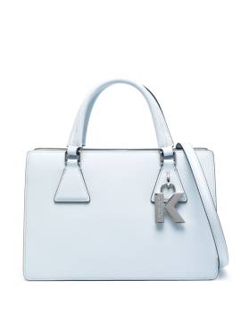 Karl Lagerfeld Mittelgroße K/Lock Handtasche - Blau von Karl Lagerfeld