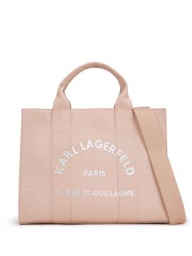 Karl Lagerfeld Mittelgroße Rue St-Guillaume Square Tote Bag - Rosa von Karl Lagerfeld