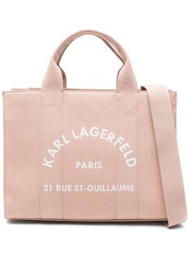 Karl Lagerfeld Mittelgroße Rue St-Guillaume Tote Bag - Rosa von Karl Lagerfeld