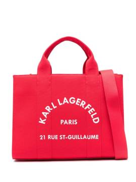 Karl Lagerfeld Mittelgroße Rue St-Guillaume Tote Bag - Rot von Karl Lagerfeld