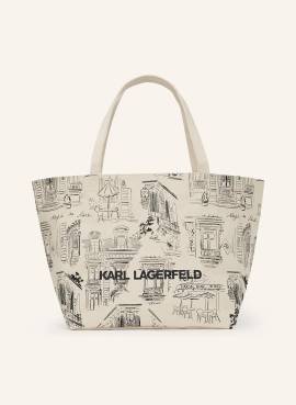 Karl Lagerfeld Karl Lagerfeld X Jorge Parra Shopper weiss von Karl Lagerfeld