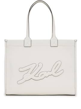 Karl Lagerfeld K/Skuare Grainy Handtasche - Weiß von Karl Lagerfeld