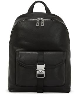 Karl Lagerfeld Rucksack aus strukturiertem Leder - Schwarz von Karl Lagerfeld