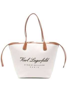 Karl Lagerfeld medium Hotel Karl tote bag - Nude von Karl Lagerfeld