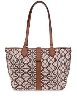 Kate Spade Mittelgroße Tote Bag aus Blumen-Jacquard - Rot von Kate Spade