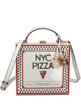 Kate Spade Slice 3D Pizza Box Tote Bag - Weiß von Kate Spade