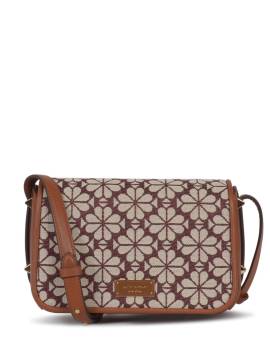 Kate Spade Kleine Schultertasche aus Blumenjacquard - Rot von Kate Spade