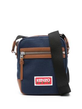 Kenzo Canvas-Kuriertasche mit Logo-Stickerei - Blau von Kenzo