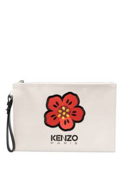 Kenzo Clutch mit Boke Flower - Nude von Kenzo