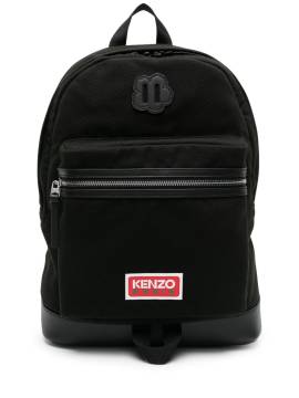 Kenzo Explorer Rucksack mit Logo-Patch - Schwarz von Kenzo