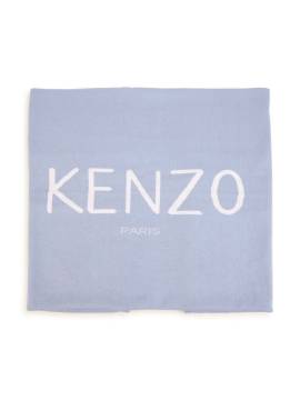 Kenzo Kids Decke mit Logo-Print - Blau von Kenzo