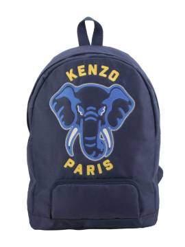 Kenzo Kids Rucksack mit Logo-Stickerei - Blau von Kenzo