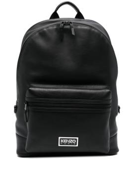 Kenzo Rucksack mit Logo-Schild - Schwarz von Kenzo