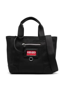 Kenzo Shopper mit Logo-Schild - Schwarz von Kenzo