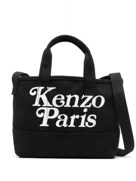Kenzo Großer Shopper mit Logo-Print - Schwarz von Kenzo