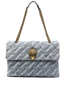 Kurt Geiger London Große Kensington Denim-Tasche - Blau von Kurt Geiger London