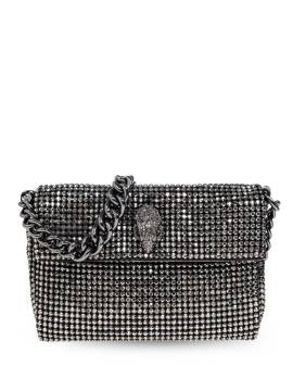 Kurt Geiger London Kleine Party Schultertasche mit Kristallen - Silber von Kurt Geiger London