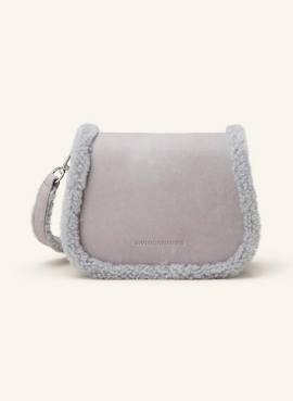 Les Visionnaires Clutch Elli Mit Teddyfell blau von LES VISIONNAIRES