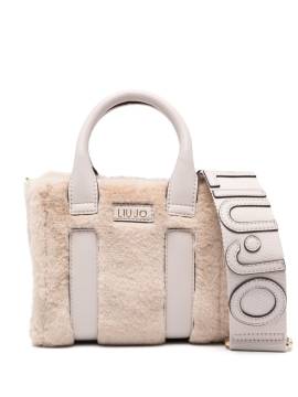 LIU JO Shopper aus Faux Fur - Nude von LIU JO