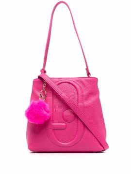 LIU JO Shopper mit Monogramm-Prägung - Rosa von LIU JO