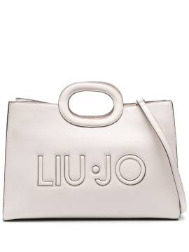 LIU JO cut out-logo tote bag - Nude von LIU JO