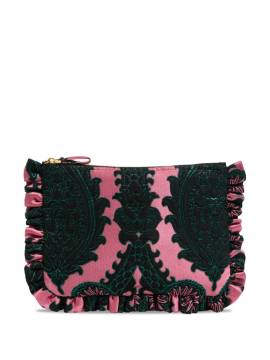 La DoubleJ Jeans-Clutch aus Jacquard - Rosa von La DoubleJ