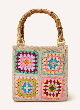 La Milanesa Shopper Crochet Small beige von La MILANESA