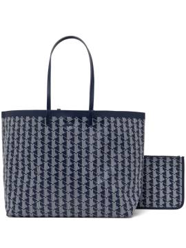 Lacoste Große Zely Tote Bag mit Monogramm - Blau von Lacoste